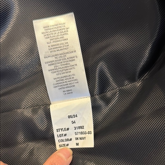 Lauren Ralph Lauren
Women's Stand-Collar Maxi Trench Coat Dark Navy - Picture 7 of 14